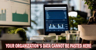your organization's data cannot be pasted here
